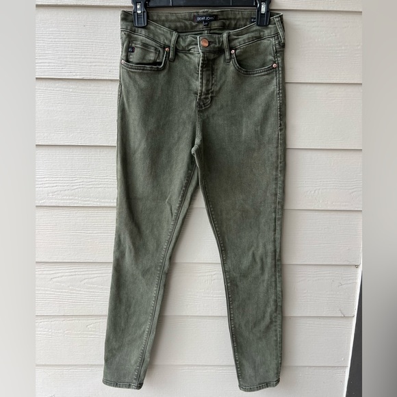 DEAR JOHN GISELE HIGH RISE ANKLE SKINNY JEANS IN CYPRESS size 27 - Picture 4 of 8